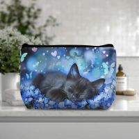 Täschli / Necessaire Katze Schmetterling NEU