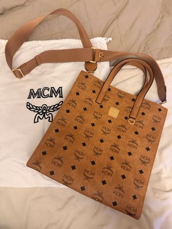 Elegante MCM Tasche im Cognac-Ton - Wie Neu! Top Zustand