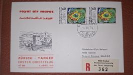 Swissair Zürich - Tanger 04.04.1975