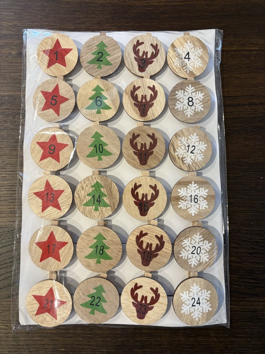 Kit bricolage: Nummern für Adventskalender – Nuovo (secondo la descrizione) da Bäretswil venduto da Coco83