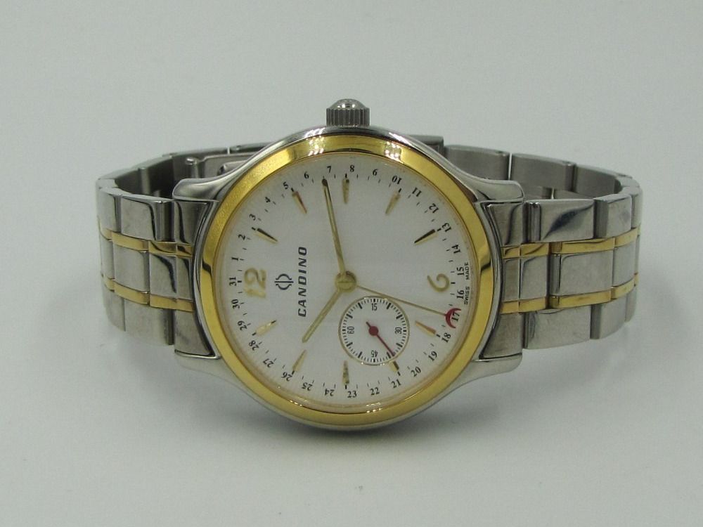 Candino Montres: Candino bicolor, Automatic mit Pointer & kl. Sekunde. NOS – Neuf (Voir description) à Pieterlen par Flipper0 2