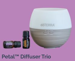 Doterra Diffuser Petal mit 2 Ölen Lavender, Wildorange