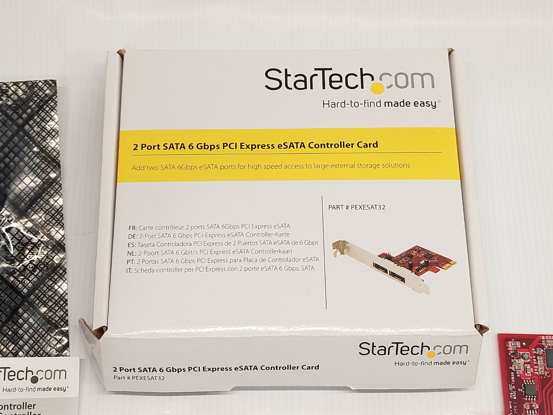 Unità & Adattatore: Startech Esata interface PCI pour PC – Usato da Territet venduto da Meridius6 2