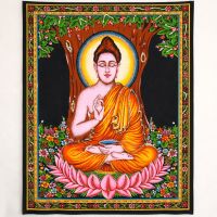 Wandbehang Buddha Wandbild Thangka Goa Indien