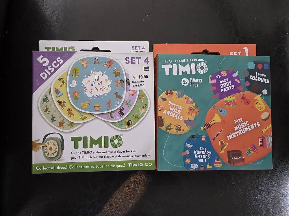 Timio Discs OVP Set 1 und Set 4 NEU (Neu und originalverpackt) in Gwatt ...