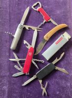 5 Sackmesser  5 Couteaux de poche + Victorinox Schachtel