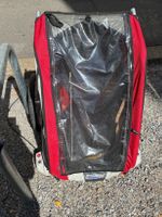 Fahrradanhänger Chariot rot schwarz gebrauchter Zustand