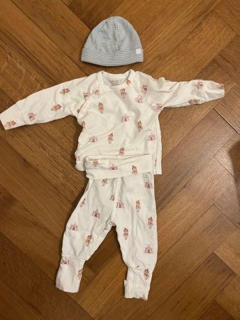Hust and Claire Outfit mit süssem Zirkusmotiv, 1 Monat/56cm