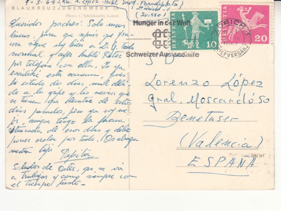 Ansichtskarten: Blaukreuz Jugendwerk 1964 – Gebraucht aus Bürglen TG von StampGraf 1