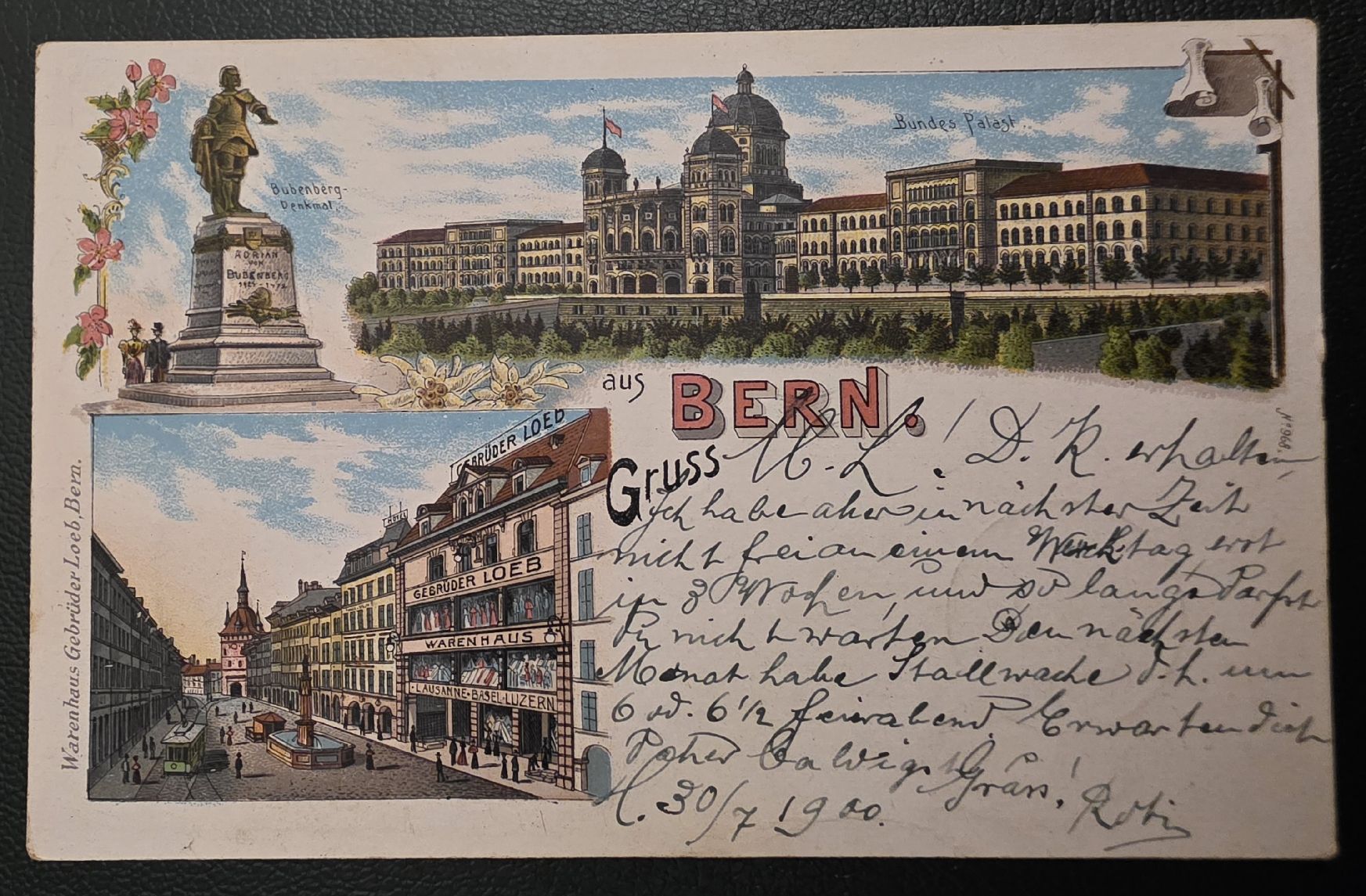 Cartes postales: Gruss aus Bern  – D'occasion à Bern par Kocholo