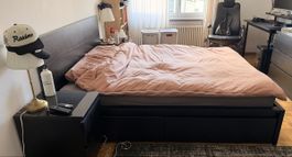 IKEA MALM Bettgestell zu verkaufen, mit vier Schubladen
