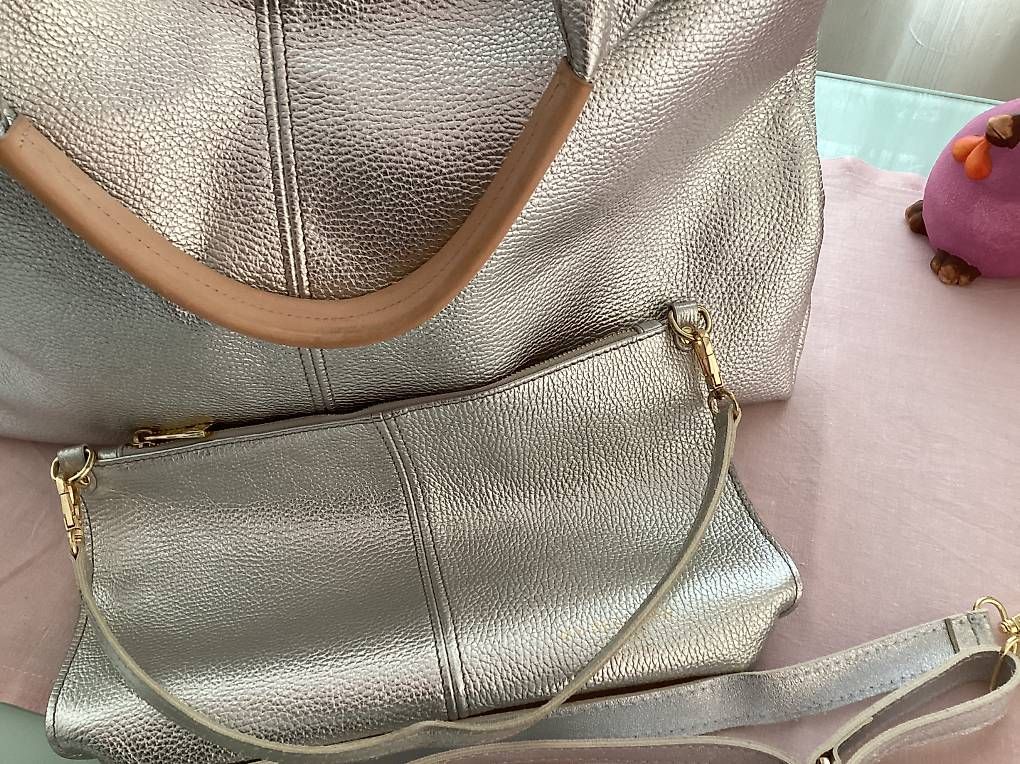 Taschen für Damen: Borsa argento – Gebraucht aus Minusio von dan_q7sp 1