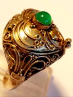 Dosen Fingerring mit Smaragd