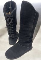 ECHTE Leder Stiefel mit Schurwolle gefüttert