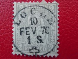 Sitzende: Nr.28, Luxusstück mit Vollstempel LOCLE: 10.FEB.70