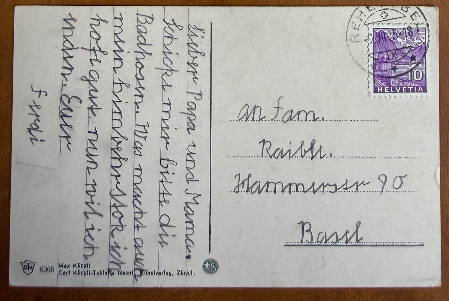 Cartoline postali: Appenzellerbueb - 1935 – Usato da Lutry venduto da Ediego 1