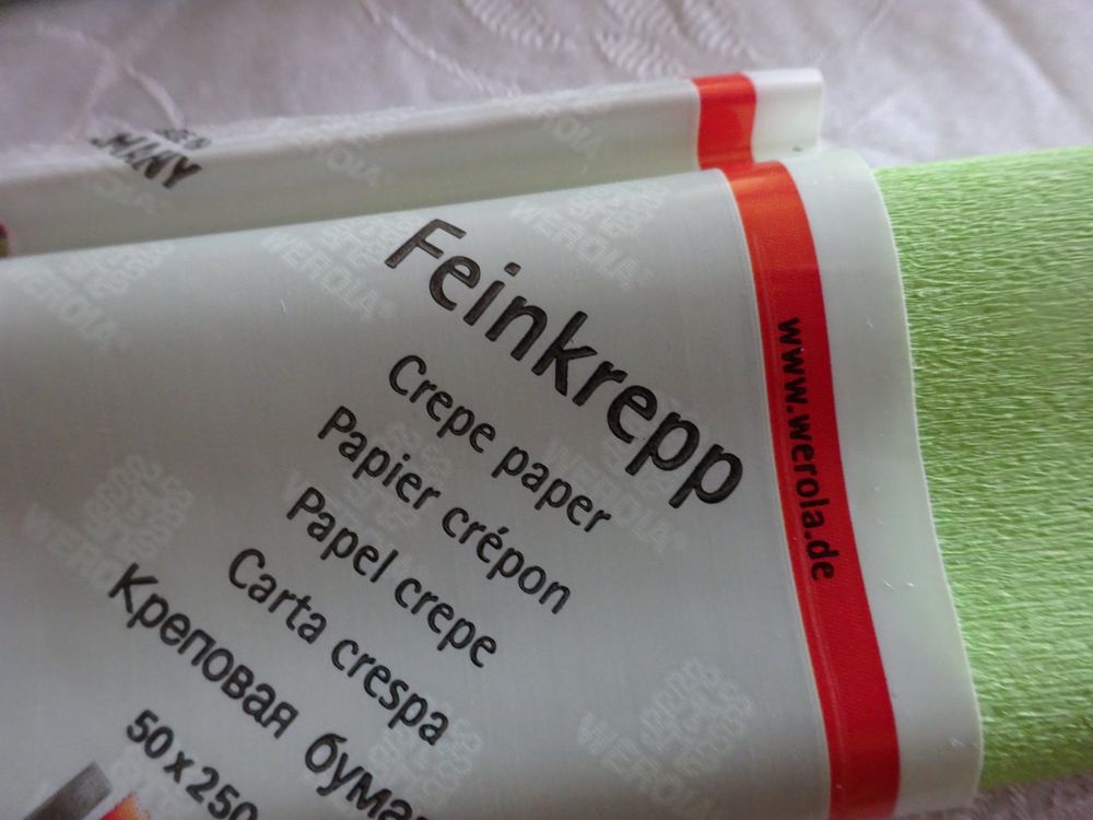 Lot De 10 Feuilles De Papier Crépon Blanc - 50 X 250 Cm - Excellente élasticité Pour Décorations, Loisirs Créatifs