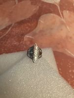 silberfarbener keltischer Dreieck Hexenknoten Ring, neu