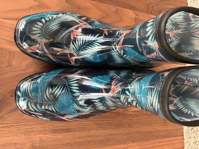 Scarpe da donna: bunte gummistieflette gr. 40 – Usato da Schwarzenberg LU venduto da kindler007 6