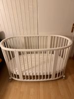 Stokke Sleepi Kinderbett weiss oval guter Zustand