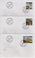 Martinsloch Einzelmarken auf offiziell illustrierten FDC's