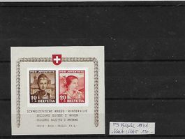 PJ Block 1941 ** Kat: CHF 130.-