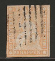 1854 : Strubel Nr. 25B, geprüft, signiert : KP 280.--