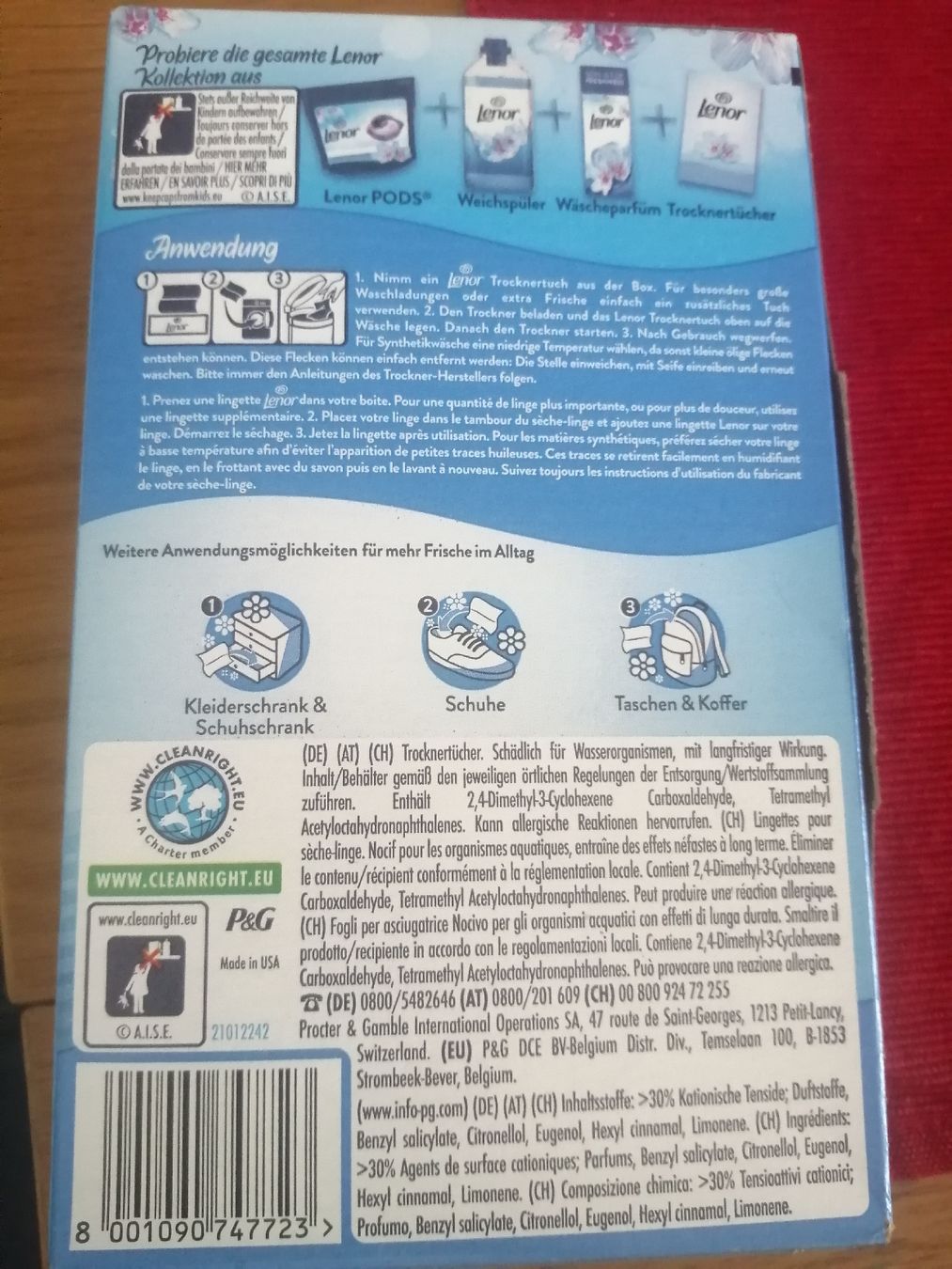 Asciugatrici: Lenor Trocknertücher – Nuovo e nell'imballaggio originale da Windisch venduto da mer_6cjk 1