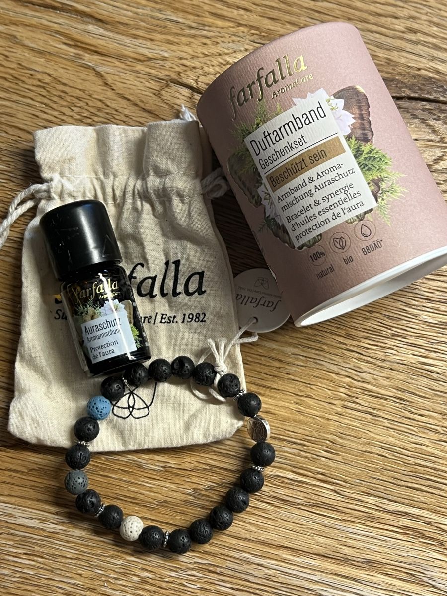 Farfalla Oli essenziali: Farfalla Duftarmband Geschenkset Auraschutz Aromamischung – Nuovo e nell'imballaggio originale da Neuheim venduto da diverina