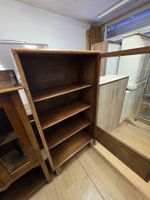 Vintage Vitrine / Schrank, Holz, Glas - Top Zustand!