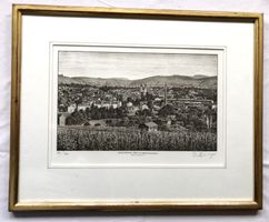 Paul Wyss - Lithografie - Winterthur um 1900