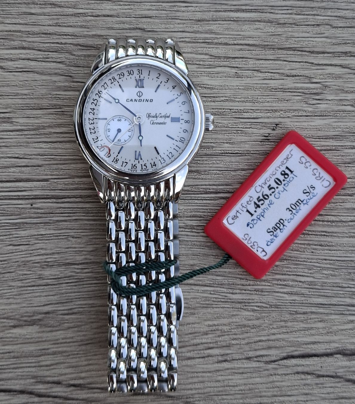 Candino Uhren: Candino Officially certified chronometre.Automatic with date – Neu und originalverpackt aus St-Cergue von gar_x2b7 4