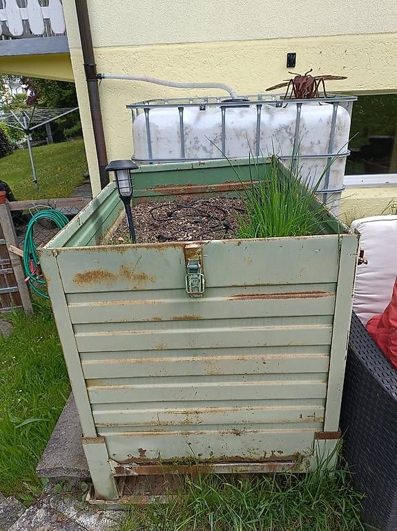 Box contenitori: Metall Hochbeet / Pflanzbox / Gartenbox – Usato da Steckborn venduto da AusbilderLoretzGmbH