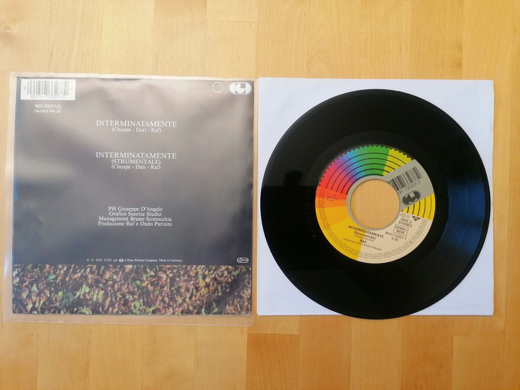 Dischi in vinile: RAF – Interminatamente – Usato da Emmenbrücke venduto da lamorak 1
