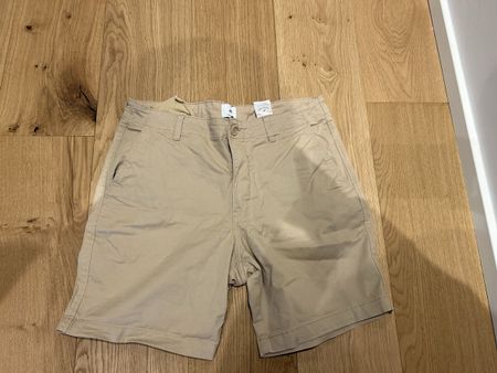 H&M, bermuda coton 5 poches, beige, taille XL