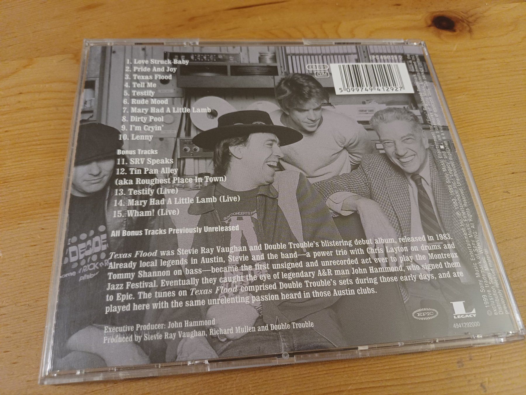 CD: Stevie Ray Vaughan - Texas Flood – Usato da Jona venduto da Rreto71 1