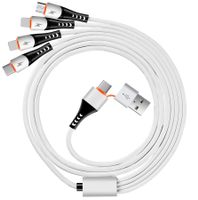 Multi USB Kabel 6 in 1, 3A 1.2M Universelles USB A/C