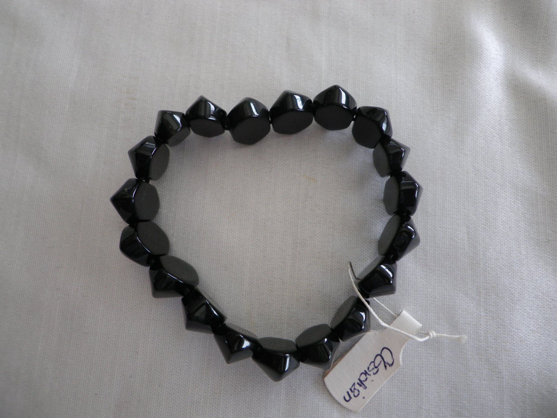 Bracciali & Braccialetti: Echt Stein-Armband Obsidian – Usato da Reinach venduto da Mietze 2