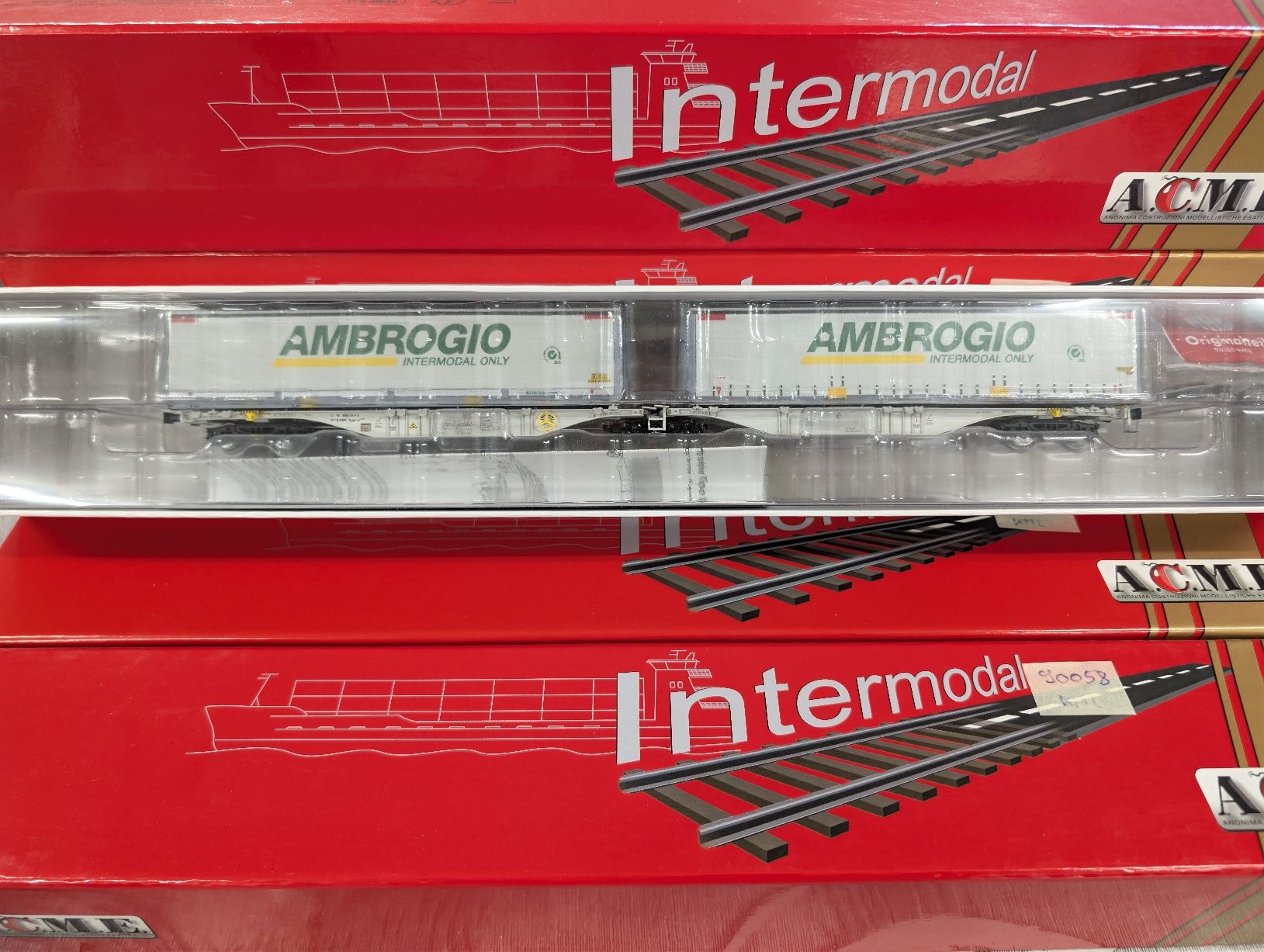 ACME Modellini di ferrovie: ACME 40263 Ambrogio containers Sggmrss – Usato da Nods venduto da Dr-HAG 6