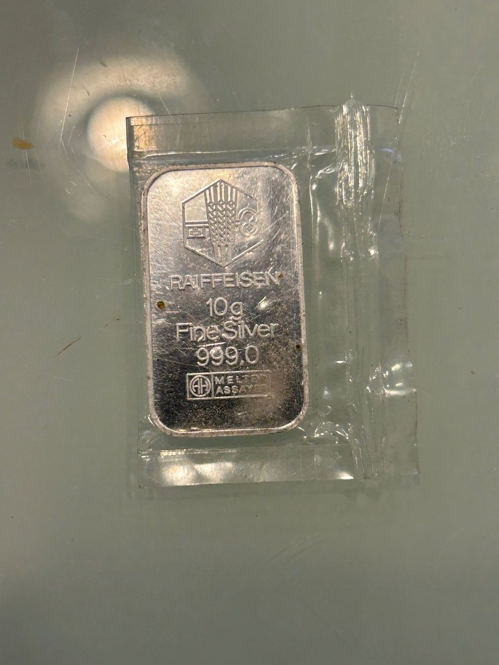 Edelmetalle: 10 gramm silber barren – Gebraucht aus herisau von hb_gold