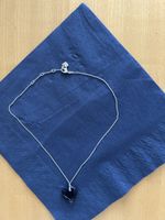 Swarovski Kette mit blauen Herzanhänger 