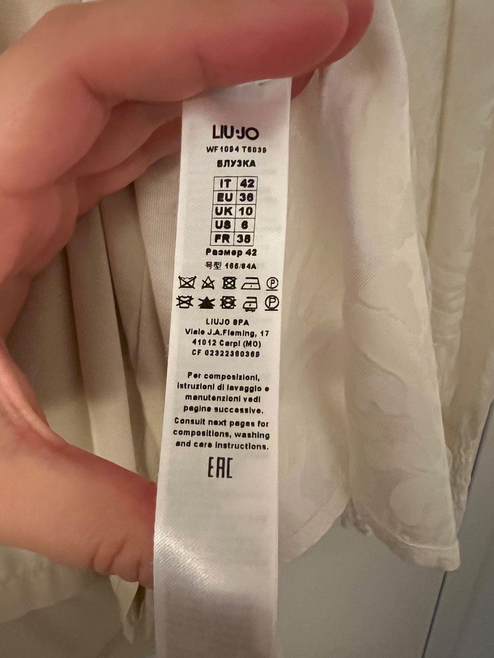 Liu Jo Camicette: LIU JO - Bluse weiss – Usato da Mollis venduto da mei_b9f2 3