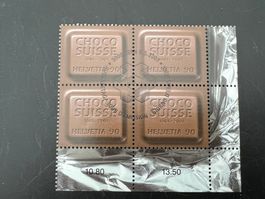2001  Erstag gest.Viererblock mit Tab (K43)