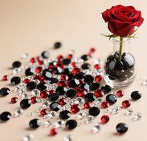 4'000 Kunst-Diamanten BUNT Dekoration Valentinstag