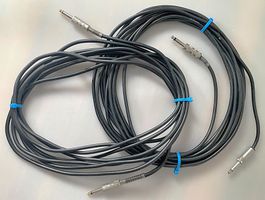2 Lautsprecher-Kabel 6 m bzw. 7.5 m / Jack - Jack