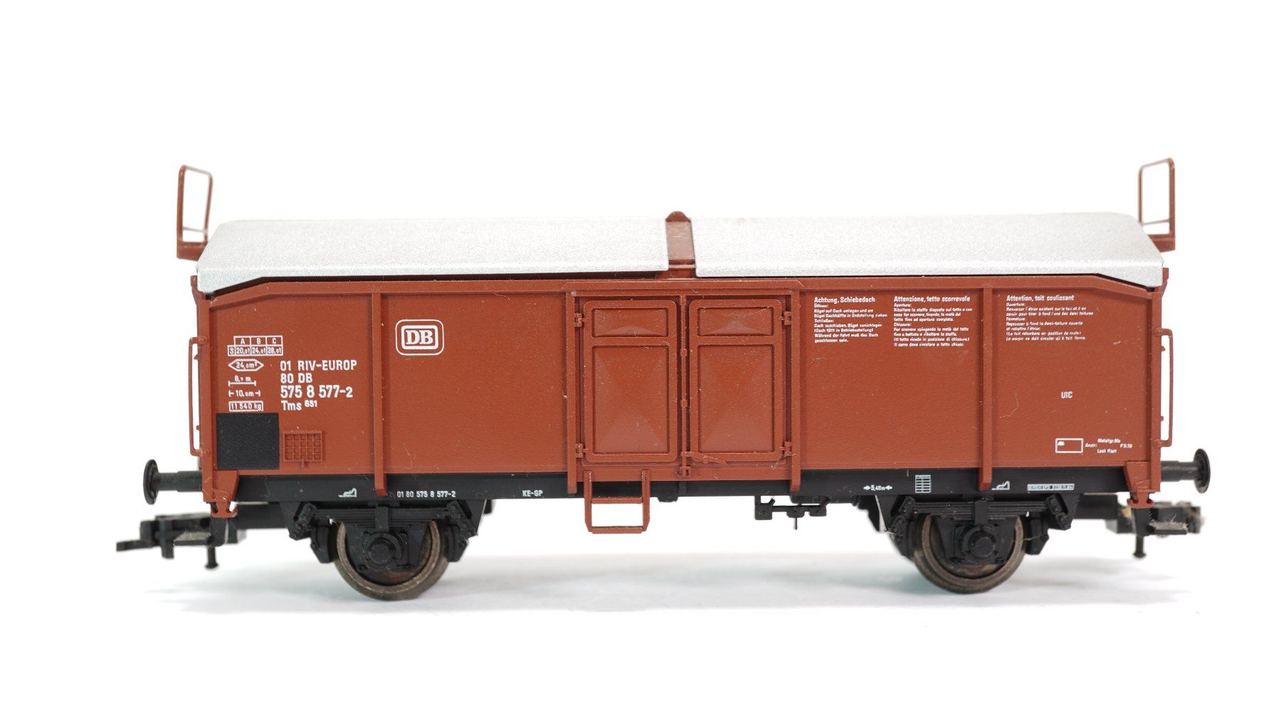 Fleischmann Modellini di ferrovie: e70 Fleischmann 5333 Güterwagen Schiebeda | Spielware | 1459 – Usato da Thun venduto da evinka_gmbh 3