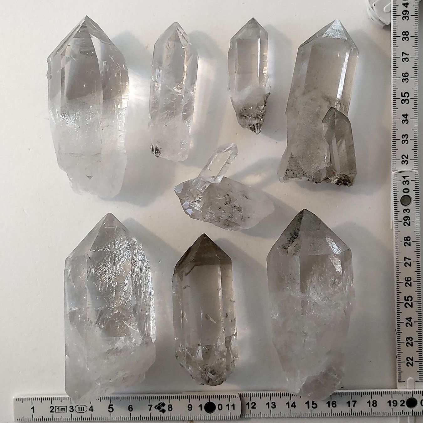 Minerali & Pietre curative: Flottes Sortiment Bergkristalle, Uri, Eigenfund – Nuovo (secondo la descrizione) da Steinhausen venduto da Kristall022