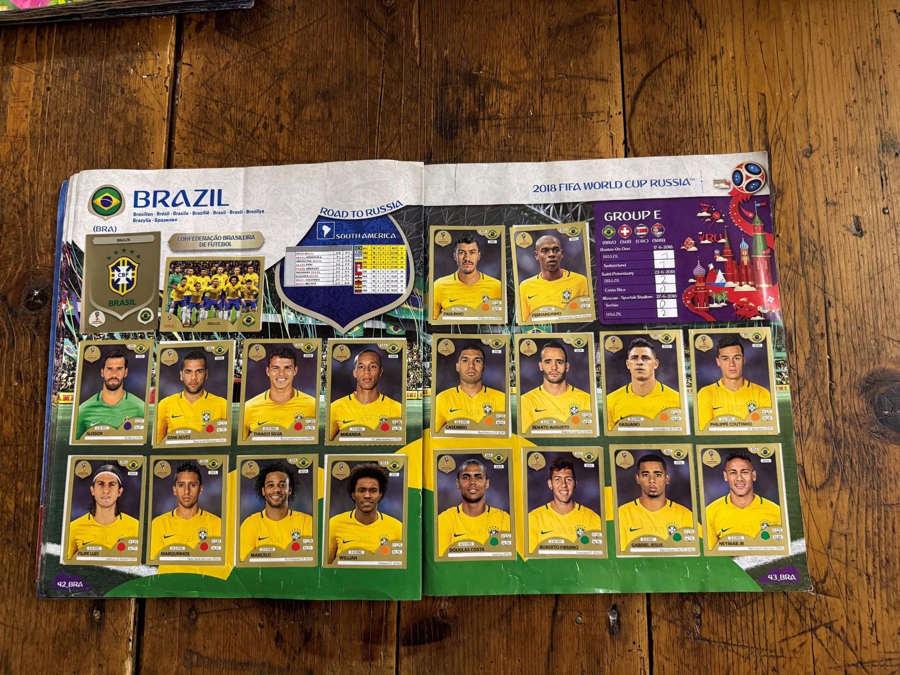 Panini Album: Album Panini WM 2018 - Komplett – Usato da Chiggiogna venduto da TheLegend88 6