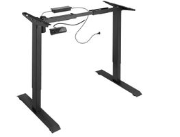 Tischgestell schwarz elektrisch höhenverstellbar, 2-stufi