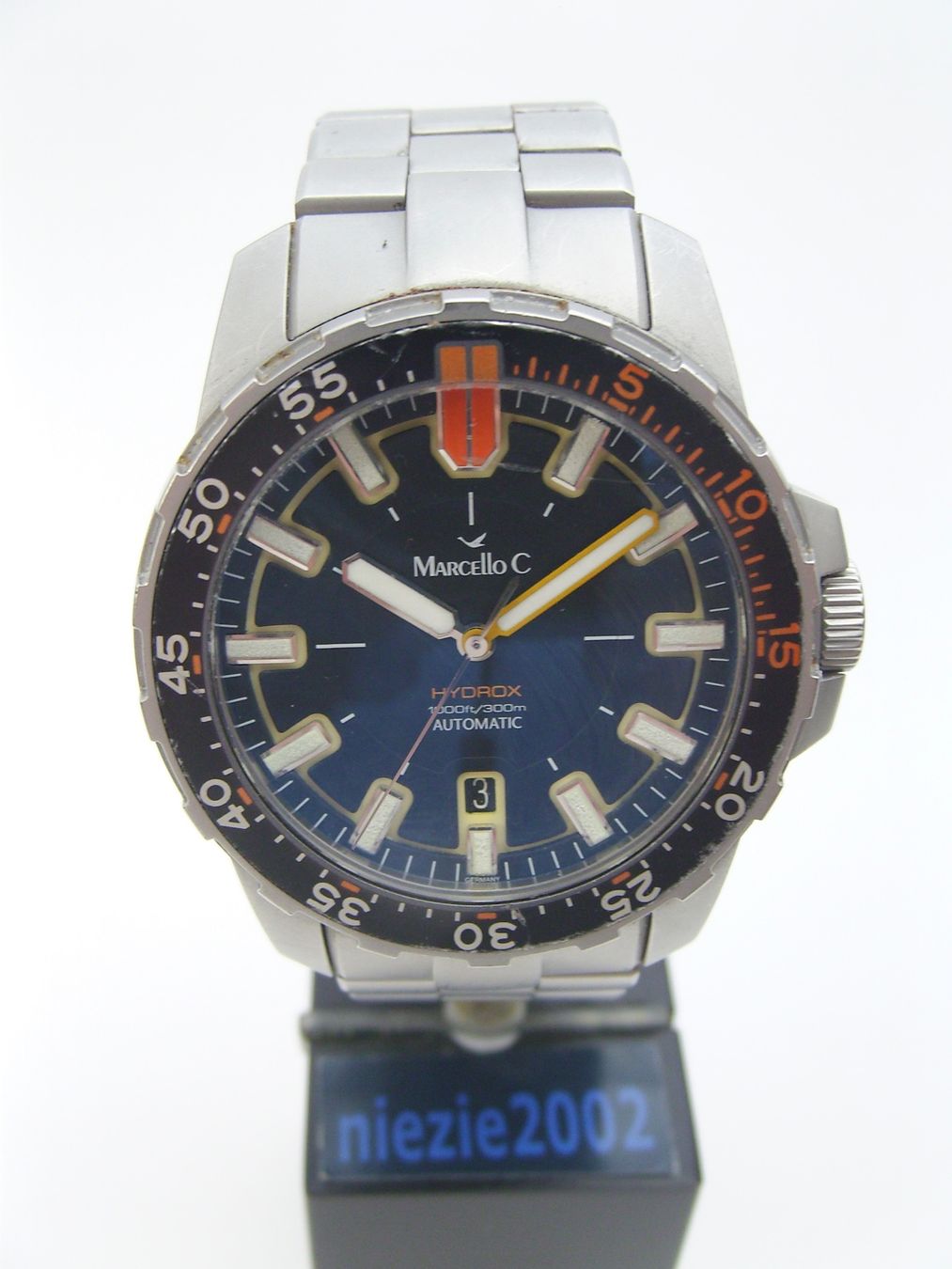 Orologi: Marcello C. Hydrox Automatik Taucheruhr mit original Box – Usato da Mels venduto da niezie2002 4